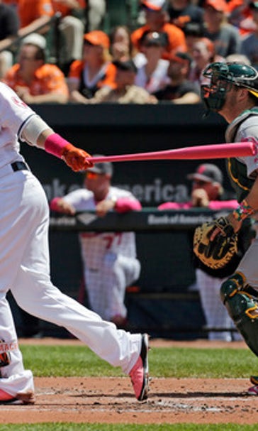 Machado hits 2 HRs as Orioles beat Athletics 11-3